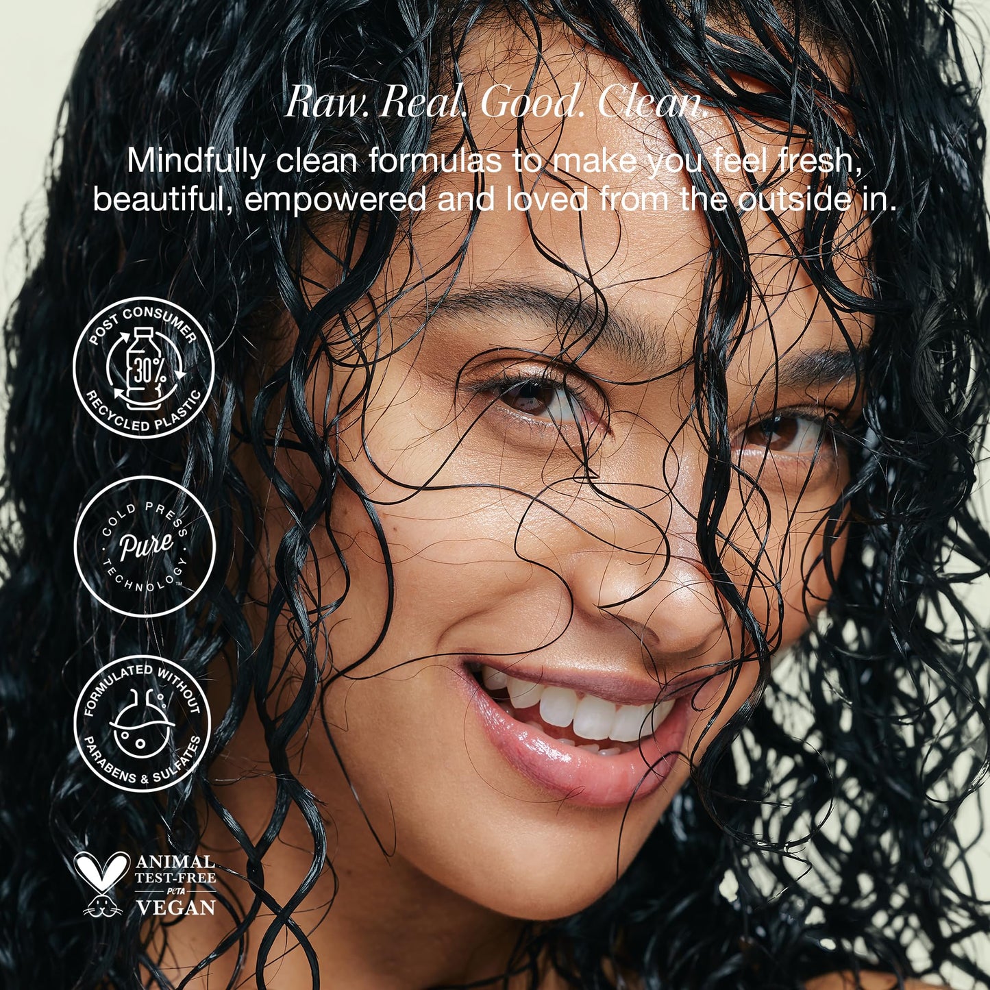 RAW SUGAR Leave-In Conditioner Duo | Multi-Miracle Hair Mist & Mighty Cream | Heat Protectant, Hydrating & Frizz Control Bundle for All Hair Types