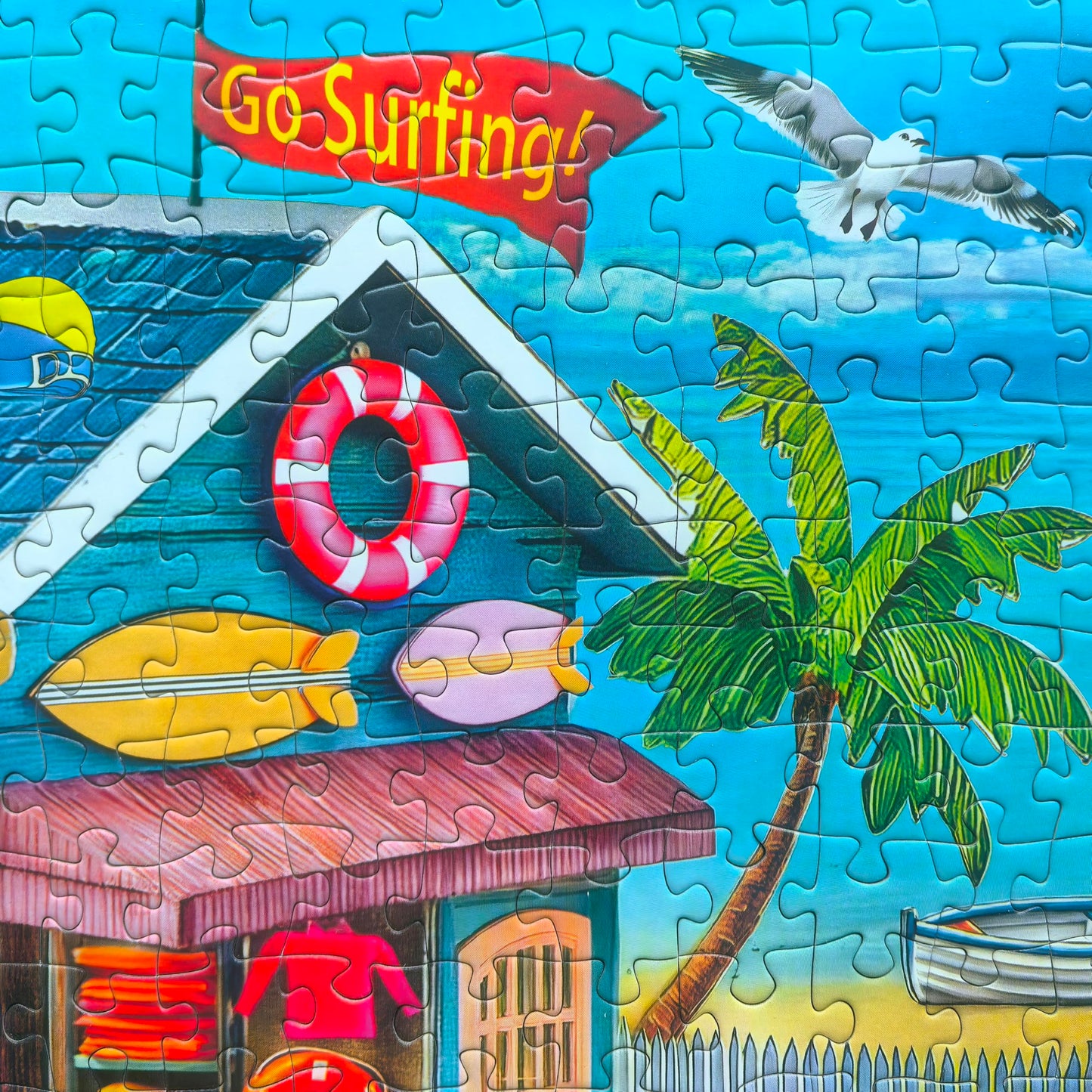 500 Piece Puzzles for Adults - Beach Surf Shop Puzzle