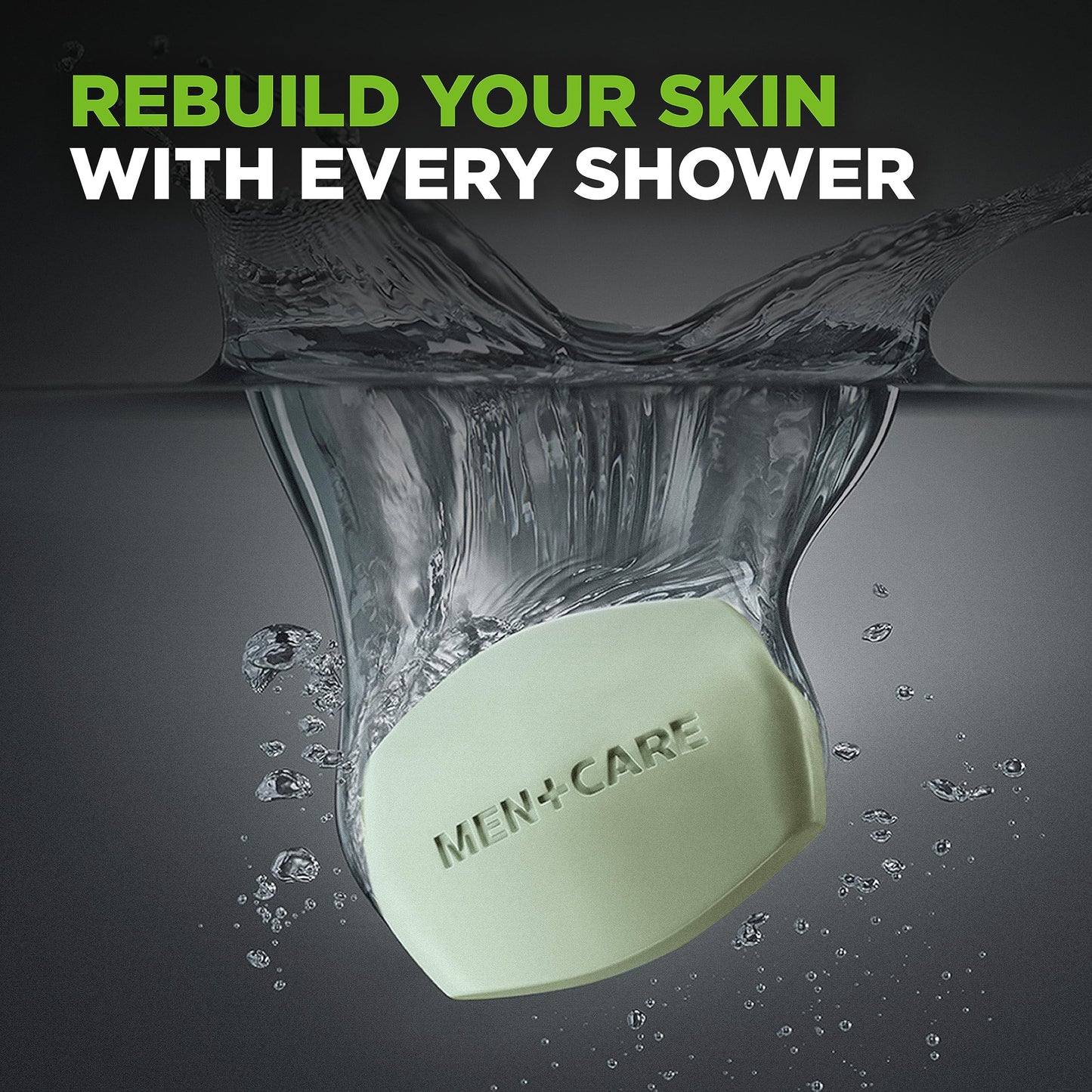 DOVE MEN+CARE 3-in-1 Bar Cleanser for Body, Face & Shaving, Extra Fresh, Moisturizing Soap Alternative, 3.75oz, Pack of 8