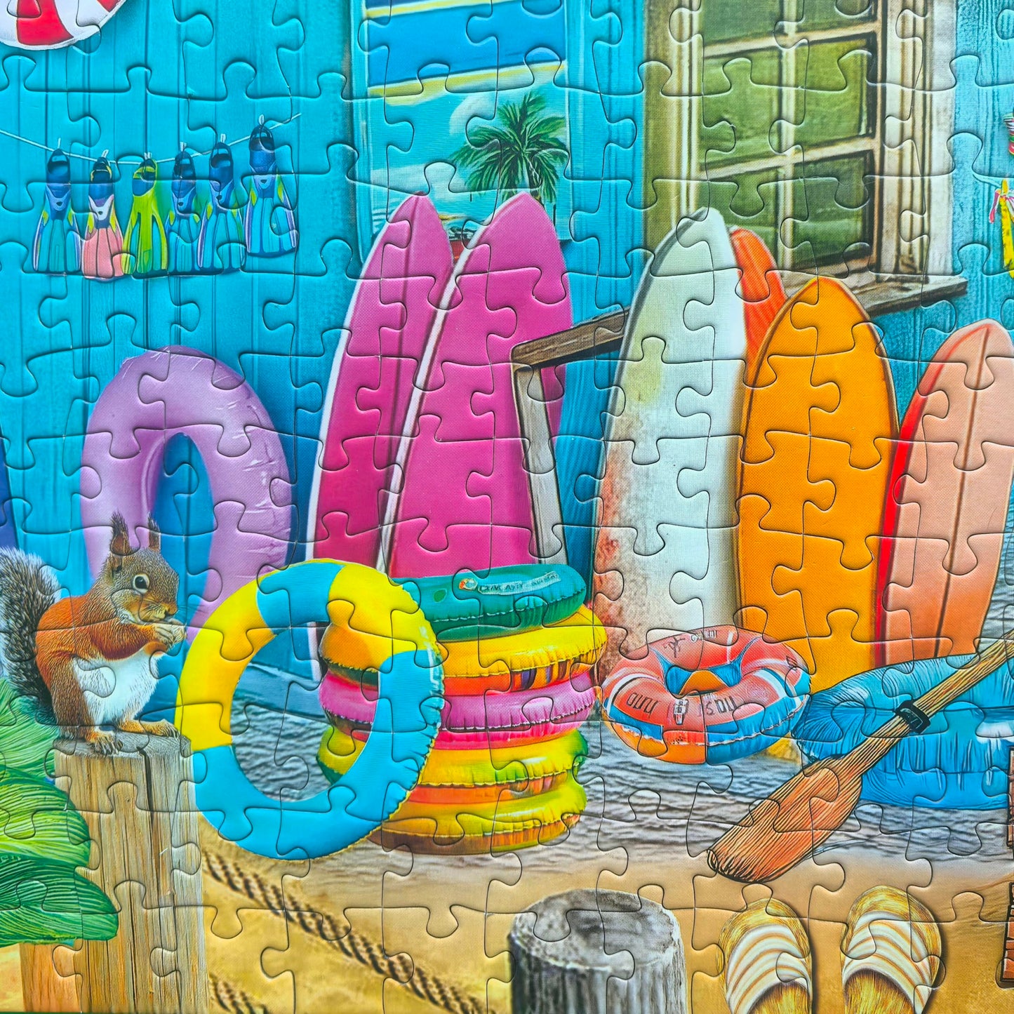 500 Piece Puzzles for Adults - Beach Surf Shop Puzzle