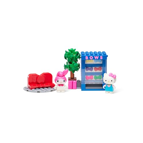 BLDR Hello Kitty and Friends Bow Vending Machine Building Set 0112 with Hello Kitty and My Melody Minifigures - Gift for Kids and Sanrio Fans Ages 8+
