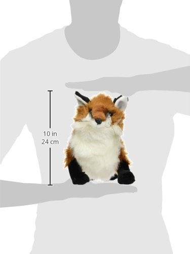 Folkmanis Red Fox Hand Puppet, Rust, White, Black, 1 EA