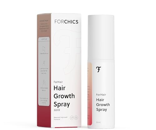 Forhair Hair Regrowth Serum - Strengthens, Thickens & Accelerates Growth - Fights Hair Thinning & Loss, Non-Greasy, Hormone-Free Scalp Spray, 50ml