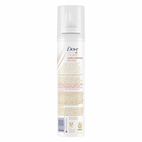 Dove STYLE+care Curls Defining Mousse, Soft Hold 7 oz