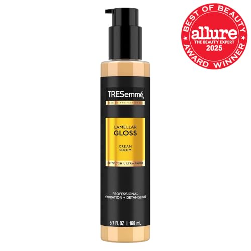 TRESemmé Hydrating & Detangling Cream Serum Lamellar Gloss Ultra Shine Up to 72H 5.7 Fl Oz