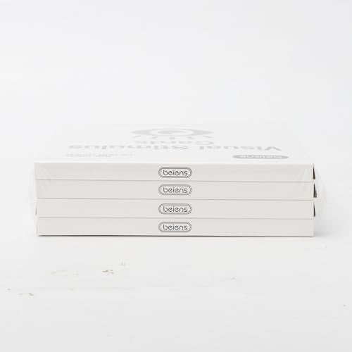 beiens High Contrast Baby Flashcards, 80pcs 160 Pages, Black & White + Color, Visual Stimulation Learning Cards for 0-36 Months