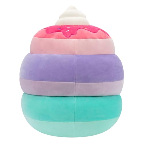 Squishmallows Original 14-Inch Peony Unicorn Pancakes with Whipped Cream - Official Jazwares Large Plush
