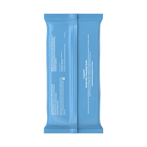 Cetaphil Gentle Face & Body Wipes, 25ct x3 Pack – Hypoallergenic, Fragrance-Free Cleansing Cloths for Sensitive, Dry Skin, Travel & Gym