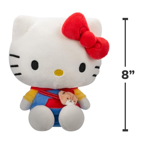 Jazwares Hello Kitty Series 1 Plush - Hoodie Fashion and Bestie Accessory - Officially Licensed Sanrio Hello Kitty and Friends Product from