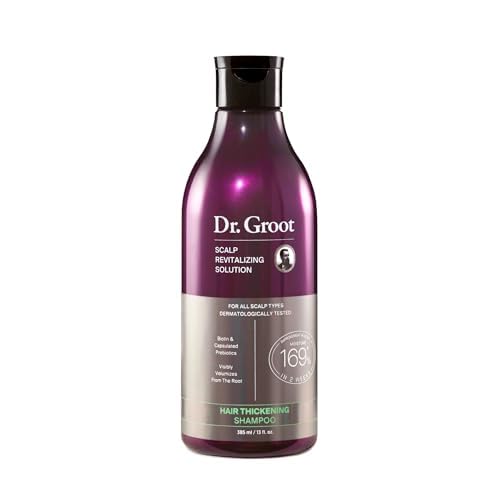 Dr. Groot Hair Thickening Shampoo with Biotin & Rosemary Oil – Volumizes Thinning Hair, Hydrates Scalp & Strengthens Damaged Hair, Korean Formula
