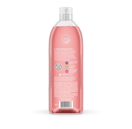 Method Gel Hand Soap, Refill, Pink Grapefruit, 34 Ounce, 1 pack (Packaging May Vary)