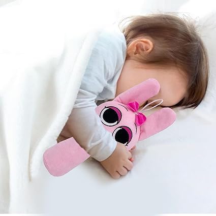 RWSEFK Sprunki Game Plush, Sprunki Toys Plush,Soft Stuffed Animal Pillow Doll Christmas Birthday Gifts for Adult Kids(Pink)