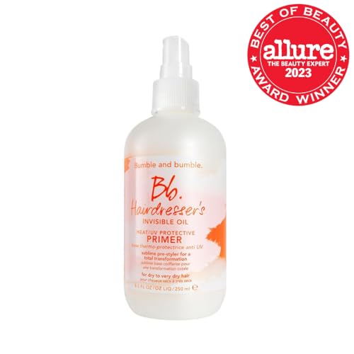 Bumble and bumble Hairdresser's Invisible Oil Leave-In Conditioner | Heat & UV Protectant Primer | Hydrating, Anti-Frizz, Color Safe | 8.5 Fl Oz
