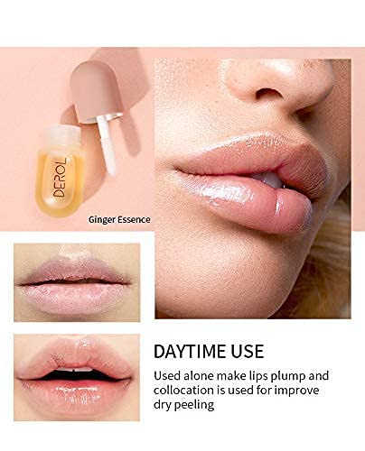 Green Hills Lip Plumper Set – Natural Lip Care & Enhancer with Day/Night Serum, Lip Mask & Gloss for Softer, Fuller, Chapped-Free Lips