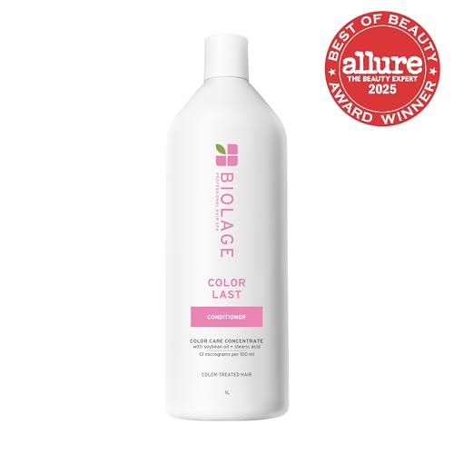 Biolage Color Last Conditioner | Color Safe, Paraben & Silicone-Free | Maintains Color Depth & Shine | Vegan, Cruelty-Free | 33.8 Fl Oz