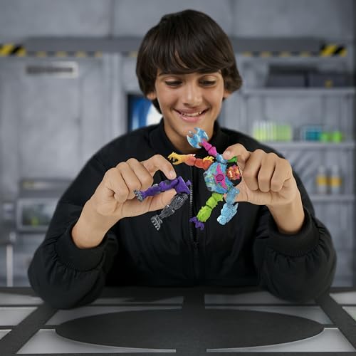 MRBEAST LAB Hybrids Mega Pack – Mix & Match 5 Action Figures, Reveal 30+ Beasts, Mega Torso Panther Experiment with Real Colors