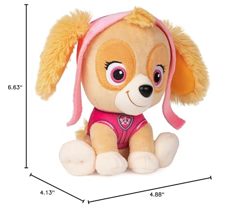 GUND Official PAW Patrol Skye in Signature Aviator Pilot Uniform Plush Toy, Stuffed Animal for Ages 1 and Up, 6" (Styles May Vary)