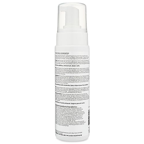 Ouidad Advanced Climate Control Volumizing Foam 7 fl oz – Lightweight Anti-Frizz Styling Foam with Nano Technology for All Curl Types, Adds Volume & Definition