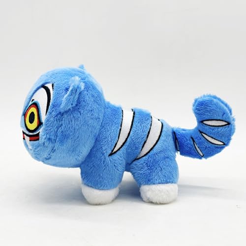 Yiakikio Demon Hunters Tiger Derpy Plush Collectible Figurines Home Decor Animals Pillow for Sofa Bed Decor Throw Pillows (Stand Derpy)