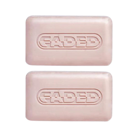 Faded Cleansing Bar for Face and Body | Kojic Acid, Vitamin C & Lactic Acid | Moisturizes | Vegan, Fragrance-Free, Safe for Sensitive Skin (2 Pack)