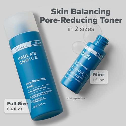 Paula's Choice SKIN BALANCING Pore-Reducing Toner with Niacinamide for Oily & Combination Skin, Minimizes Pores, Controls Oil & Hydrates, 6.4 oz