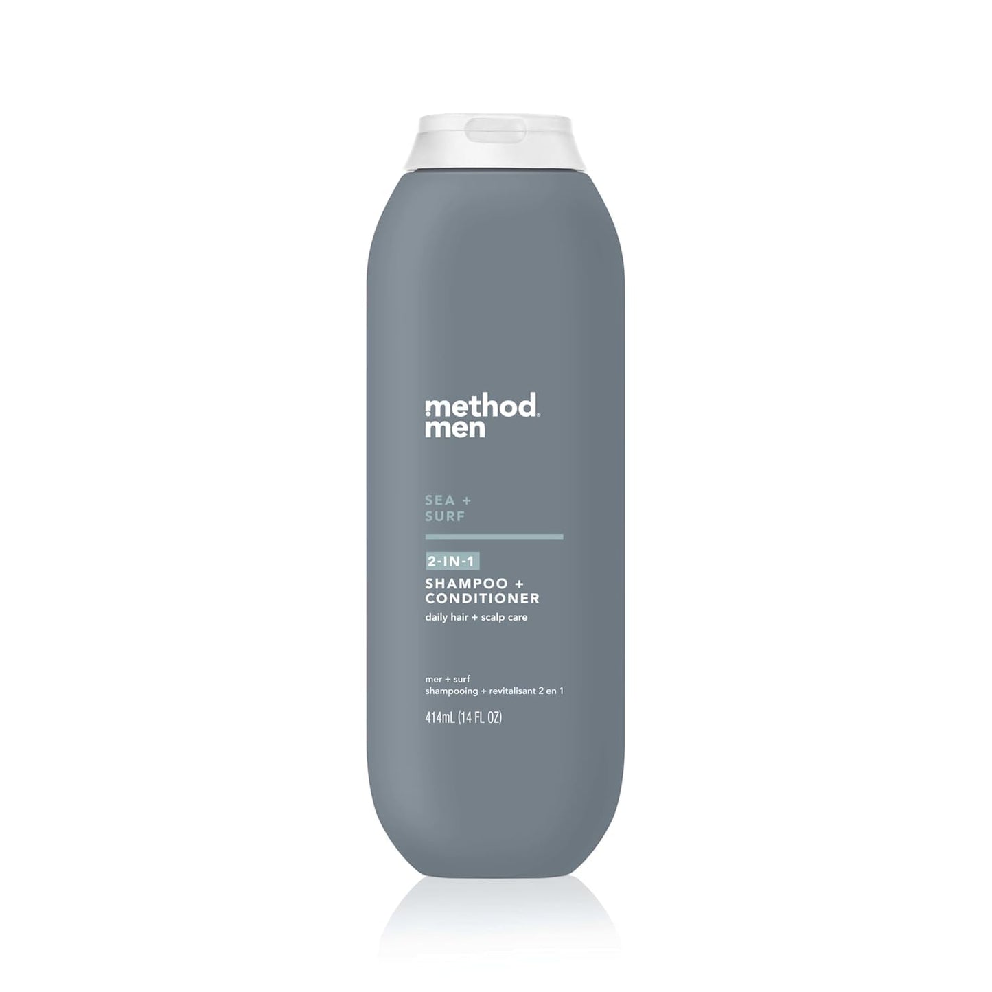 Method Men 2-in-1 Shampoo + Conditioner, Sea + Surf, 14 Ounces, Packaging May Vary