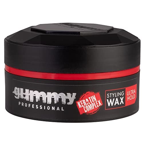 Gummy Hair Styling Gel Wax Ultra Hold, Red, 150 Millilitre, Pack of 1