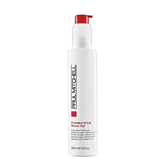 Paul Mitchell Round Trip Curl Defining Serum, Reduces Drying Time For Faster Styling, For Wavy + Curly Hair, 6.8 fl oz