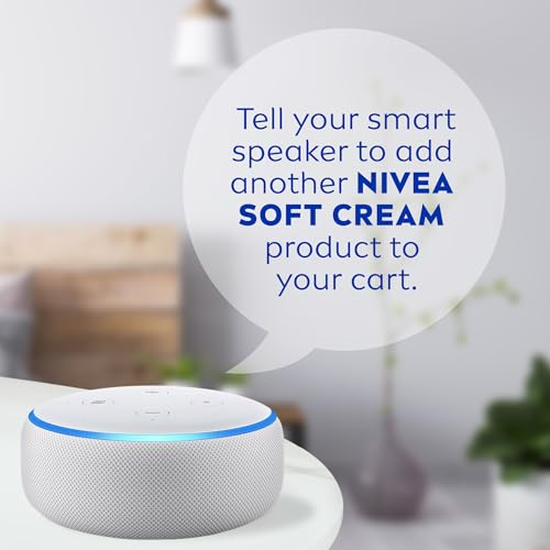 NIVEA Soft Moisturizing Cream 2.6oz, Lightweight Face, Body & Hand Cream with Jojoba Oil & Vitamin E, Pack of 3