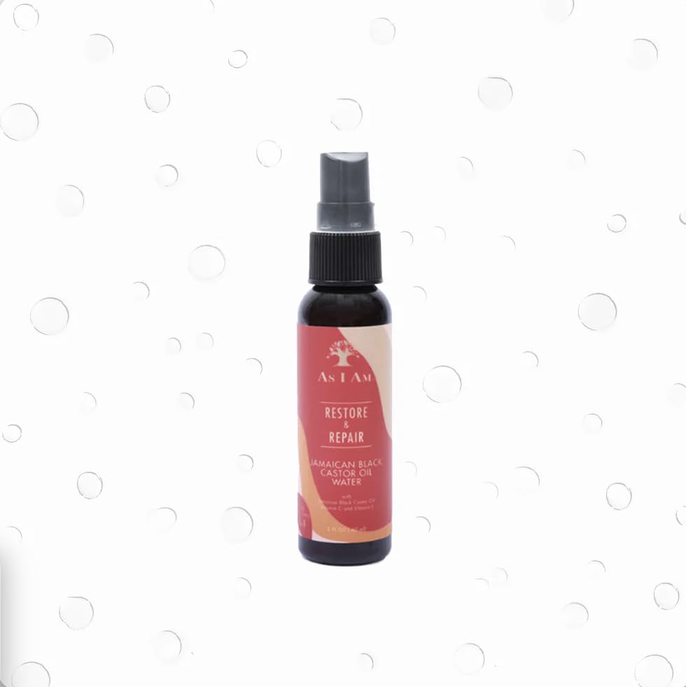 As I Am JBCO Water 2 FL Oz - Nano Curl Strengthener - Moisturizes and Detangles - Anti-Frizz