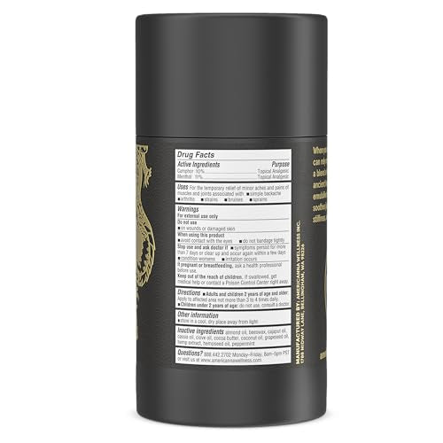 Americanna Wellness Dragon Balm 3.4oz Roll-Up Extra Strength