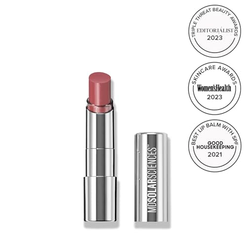 MDSolarSciences Tinted Sheer Lip Balm SPF 30 – Hydrating Vegan Lip Sunscreen with Shea, Jojoba & Avocado Oils, Moisturizing Blush 0.15 oz