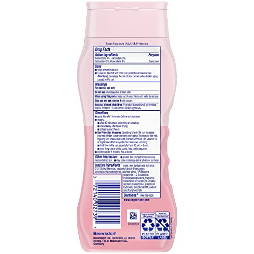 Coppertone WaterBabies Baby Sunscreen Lotion SPF 50, Hypoallergenic Sunscreen for Babies, Water Resistant, Pediatrician Recommended, 8 Fl Oz Bottle