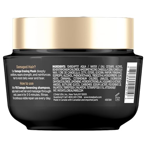 L'Oreal Paris Elvive Total Repair 5 Damage-Erasing Balm with Almond and Protein, 8.5 Ounce (Packaging May Vary)