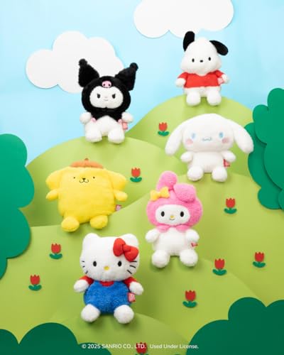 BumBumz 7.5" Hello Kitty & Friends Cinnamoroll Plush - Classic Sanrio Collectible Toy by Squishmallows Makers - Ages 3+