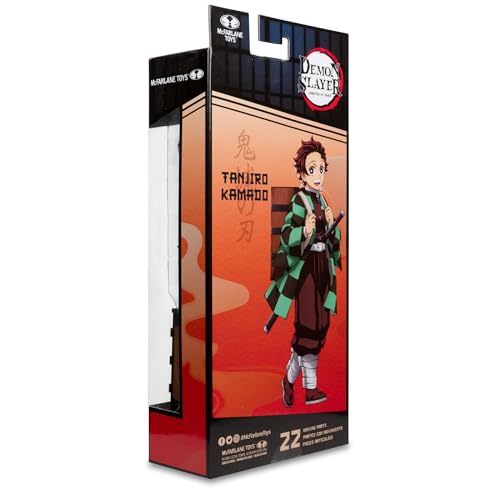 McFarlane Toys - Demon Slayer Tanjiro Kamado (with Nezuko Box) 7in Action Figure