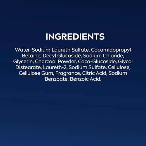 NIVEA Men Active Clean 3-in-1 Charcoal Body Wash for Face, Hair & Body, 16.9 Fl Oz, Deep Cleansing for Normal to Oily Skin – Pack of 3