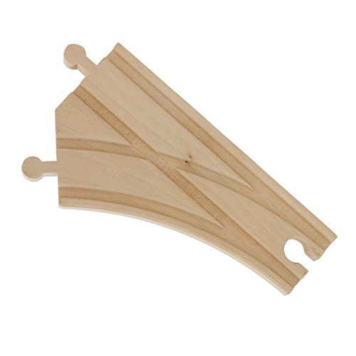 Wooden Train Track Set 52 PCS, 18 Ft Expansion Pack with 5 Unique Pieces, Compatible with Thomas & All Major Brands, Screen-Free Toddler Gift