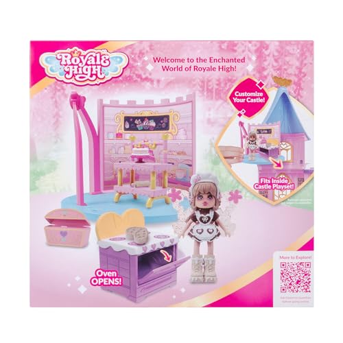 Royale High Baking Class Playset - 1 Doll, 6 Accessories - Fits Inside Castle Playset - Virtual Item Code Included - Ages 5+