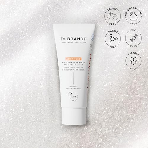 Dr. Brandt Advanced Microdermabrasion Face Exfoliator - Refines Texture, Minimizes the Look of Fine Lines & Enhances Overall Skin Tone - 2 oz