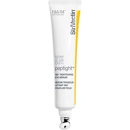 StriVectin Peptight 360° Eye Serum with Tightening & Brightening Peptides for Wrinkles, Puffiness & Under Eye Bags, 1 fl oz