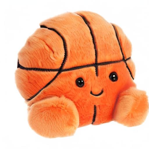 Aurora® Adorable Palm Pals™ Hoops Basketball™ Stuffed Animal - Pocket-Sized Play - Collectable Fun - Orange 5 Inches