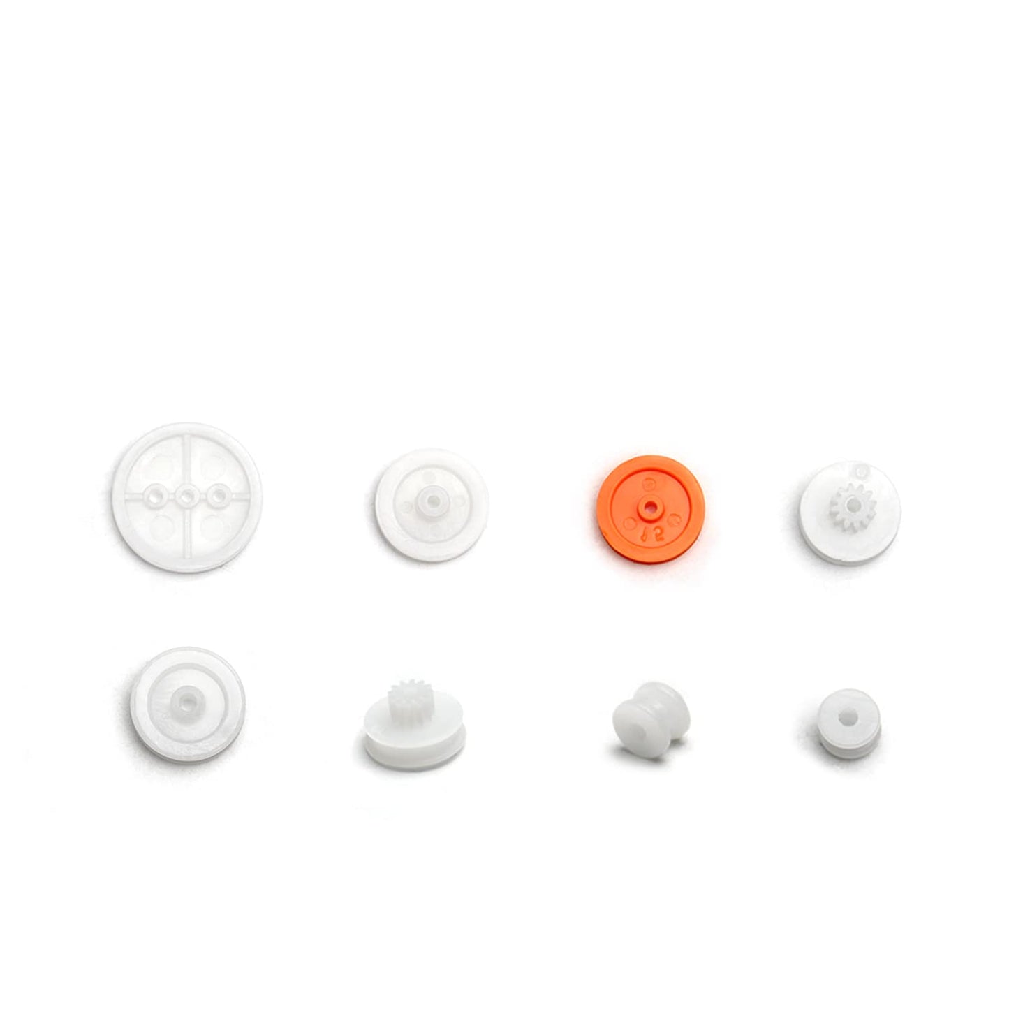 Fielect 84 Type Plastic Gears Set Plastic Belt Pulley Gears Combination for DC Motor DIY Model Toys