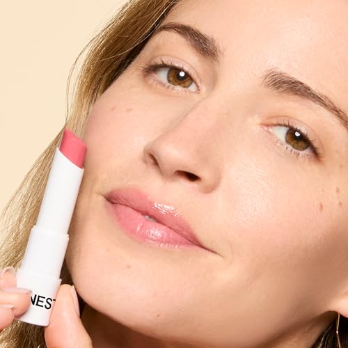 Honest Beauty Moisturizing Vegan Tinted Lip Balm | Antioxidant-rich Acai Extracts + Avocado Oil | Paraben Free + Cruelty Free | Summer Melon