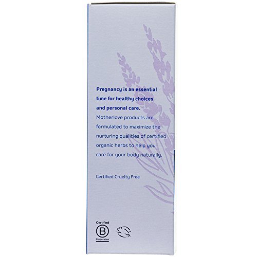 Motherlove Pregnant Belly Oil (4 oz) Natural Moisturizer to Soothe Itchy Skin & Prevent Stretch Marks—Non-GMO, Organic Herbs, Vegan