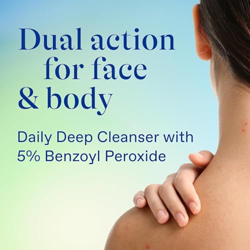 Differin Acne Skin Care Kit – 0.1% Adapalene Gel, 5% Benzoyl Peroxide Face & Body Wash for Acne & Pimple-Prone Skin