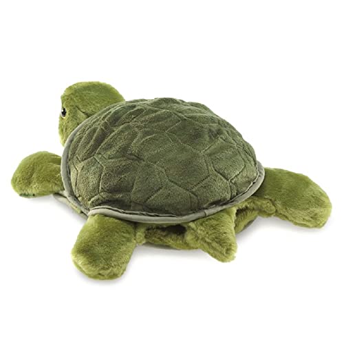 Folkmanis Turtle Plush Hand Puppet, 8"