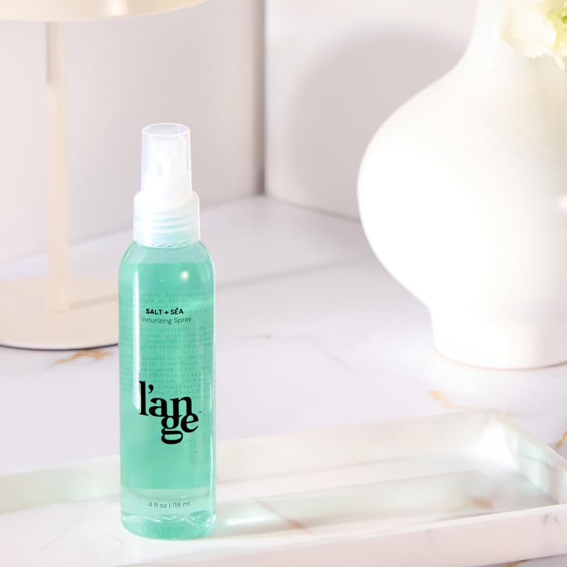 L'ANGE HAIR Sea Salt Texturizing Spray | Beachy Waves & Volume | Mineral-Infused Formula for Soft Hold, Shine & Tropical Scent | 4 Fl Oz