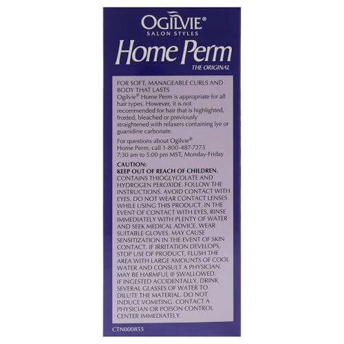 Ogilvie Salon Styles Home Perm The Original - For Color Treated, Thin, or Delicate Hair - 1 Application