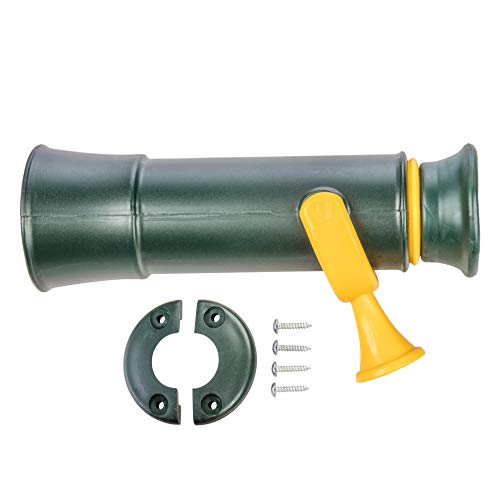 Jack and June Signature Green and Yellow Telescope Playset Attachment Featuring 360 Degree Spin